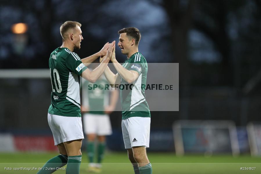 Tim Kraus, Sachs-Stadion, Schweinfurt, 25.04.2023, sport, action, Fussball, BFV, 33. Spieltag, Regionalliga Bayern, HAN, FCS, SpVgg Hankofen-Hailing, 1. FC Schweinfurt - Bild-ID: 2361827