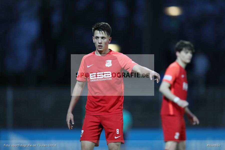 Samuel Pex, Sachs-Stadion, Schweinfurt, 25.04.2023, sport, action, Fussball, BFV, 33. Spieltag, Regionalliga Bayern, HAN, FCS, SpVgg Hankofen-Hailing, 1. FC Schweinfurt - Bild-ID: 2361832