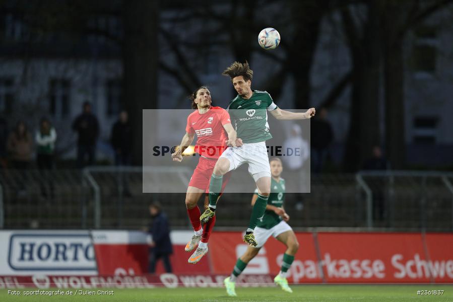 Veron Dobruna, Sachs-Stadion, Schweinfurt, 25.04.2023, sport, action, Fussball, BFV, 33. Spieltag, Regionalliga Bayern, HAN, FCS, SpVgg Hankofen-Hailing, 1. FC Schweinfurt - Bild-ID: 2361837