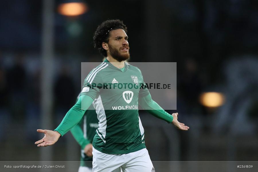 Malik Mc Lemore, Sachs-Stadion, Schweinfurt, 25.04.2023, sport, action, Fussball, BFV, 33. Spieltag, Regionalliga Bayern, HAN, FCS, SpVgg Hankofen-Hailing, 1. FC Schweinfurt - Bild-ID: 2361839