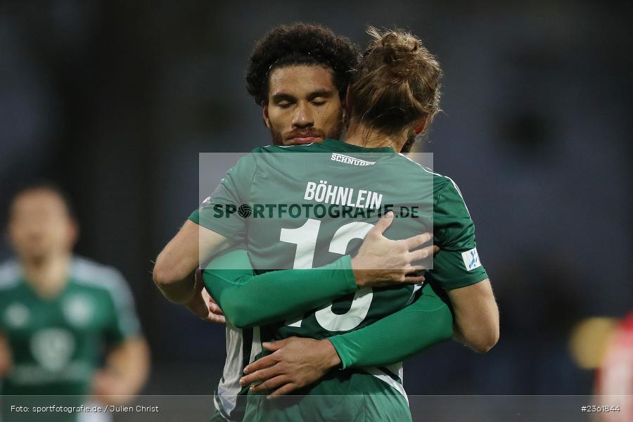 Malik Mc Lemore, Sachs-Stadion, Schweinfurt, 25.04.2023, sport, action, Fussball, BFV, 33. Spieltag, Regionalliga Bayern, HAN, FCS, SpVgg Hankofen-Hailing, 1. FC Schweinfurt - Bild-ID: 2361844