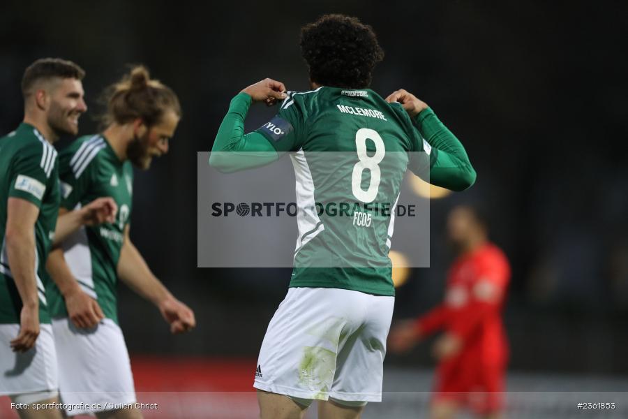 Team, Malik Mc Lemore, Sachs-Stadion, Schweinfurt, 25.04.2023, sport, action, Fussball, BFV, 33. Spieltag, Regionalliga Bayern, HAN, FCS, SpVgg Hankofen-Hailing, 1. FC Schweinfurt - Bild-ID: 2361853