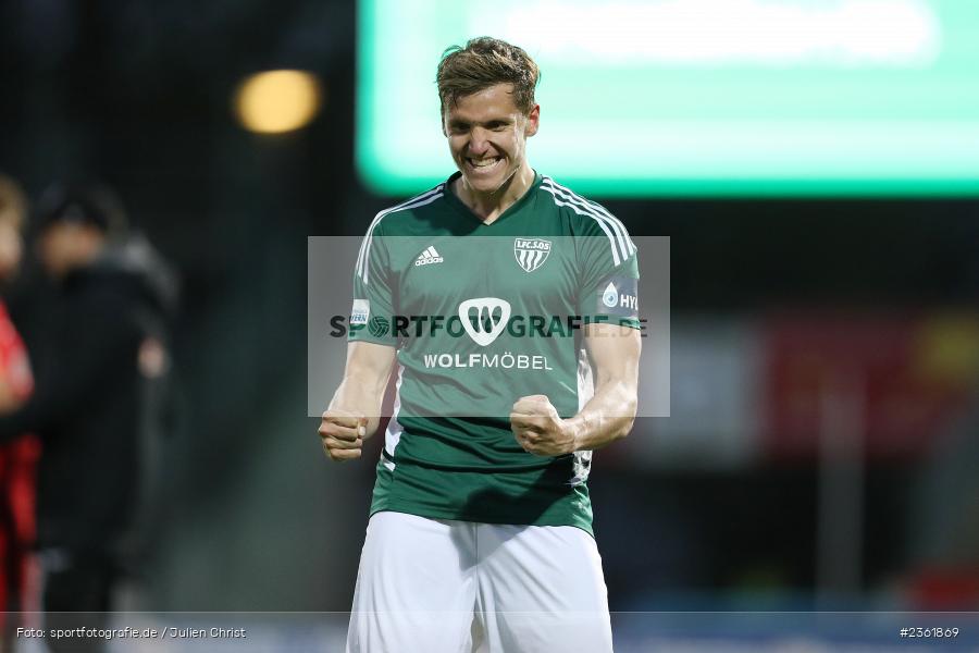 Lukas Aigner, Sachs-Stadion, Schweinfurt, 25.04.2023, sport, action, Fussball, BFV, 33. Spieltag, Regionalliga Bayern, HAN, FCS, SpVgg Hankofen-Hailing, 1. FC Schweinfurt - Bild-ID: 2361869