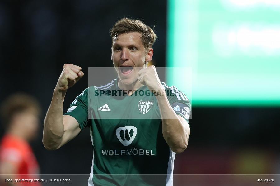 Lukas Aigner, Sachs-Stadion, Schweinfurt, 25.04.2023, sport, action, Fussball, BFV, 33. Spieltag, Regionalliga Bayern, HAN, FCS, SpVgg Hankofen-Hailing, 1. FC Schweinfurt - Bild-ID: 2361870