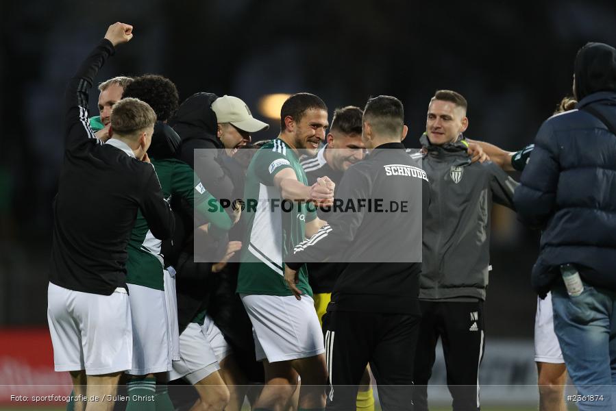 Sachs-Stadion, Schweinfurt, 25.04.2023, sport, action, Fussball, BFV, 33. Spieltag, Regionalliga Bayern, HAN, FCS, SpVgg Hankofen-Hailing, 1. FC Schweinfurt - Bild-ID: 2361874