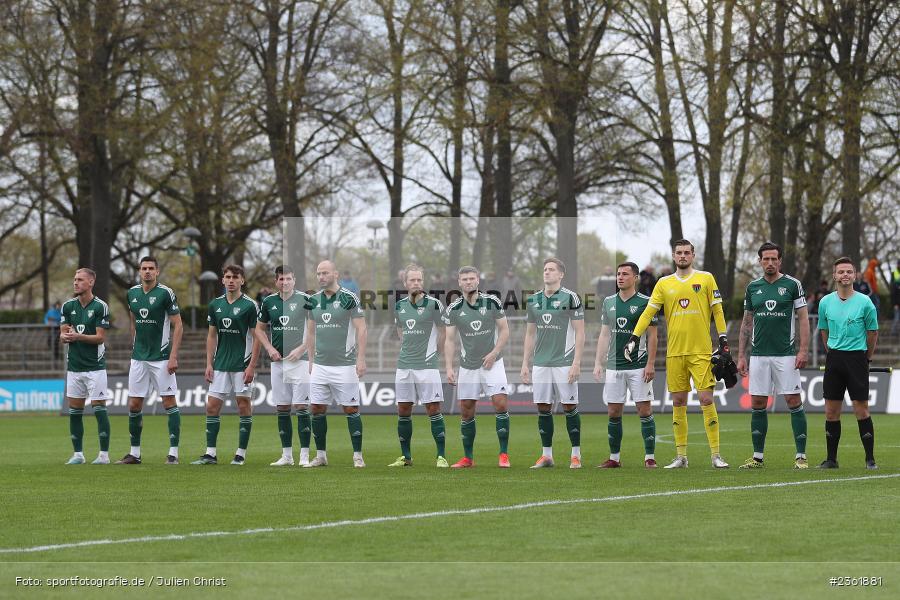 Sachs-Stadion, Schweinfurt, 26.04.2023, sport, action, Fussball, BFV, 33. Spieltag, Regionalliga Bayern, HAN, FCS, SpVgg Hankofen-Hailing, 1. FC Schweinfurt - Bild-ID: 2361881