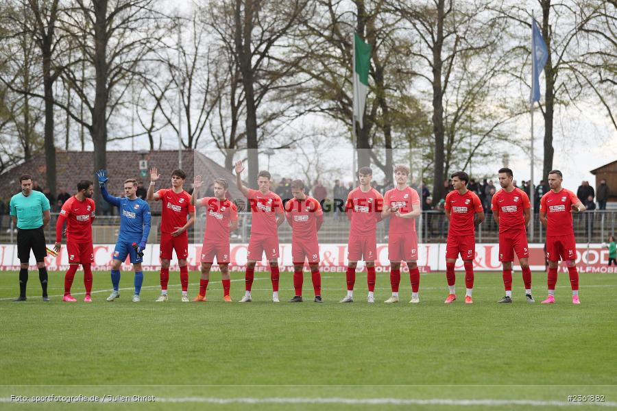Sachs-Stadion, Schweinfurt, 26.04.2023, sport, action, Fussball, BFV, 33. Spieltag, Regionalliga Bayern, HAN, FCS, SpVgg Hankofen-Hailing, 1. FC Schweinfurt - Bild-ID: 2361882