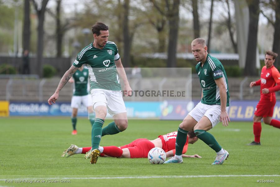 Lukas Billick, Sachs-Stadion, Schweinfurt, 26.04.2023, sport, action, Fussball, BFV, 33. Spieltag, Regionalliga Bayern, HAN, FCS, SpVgg Hankofen-Hailing, 1. FC Schweinfurt - Bild-ID: 2361884