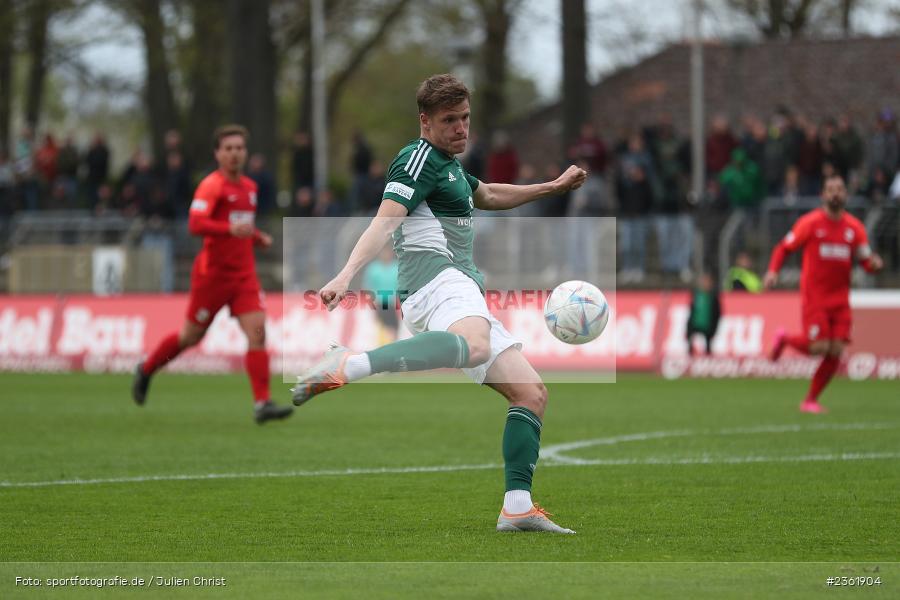 Lukas Aigner, Sachs-Stadion, Schweinfurt, 26.04.2023, sport, action, Fussball, BFV, 33. Spieltag, Regionalliga Bayern, HAN, FCS, SpVgg Hankofen-Hailing, 1. FC Schweinfurt - Bild-ID: 2361904