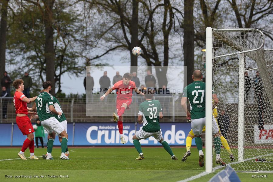 Elija Härtl, Sachs-Stadion, Schweinfurt, 26.04.2023, sport, action, Fussball, BFV, 33. Spieltag, Regionalliga Bayern, HAN, FCS, SpVgg Hankofen-Hailing, 1. FC Schweinfurt - Bild-ID: 2361918