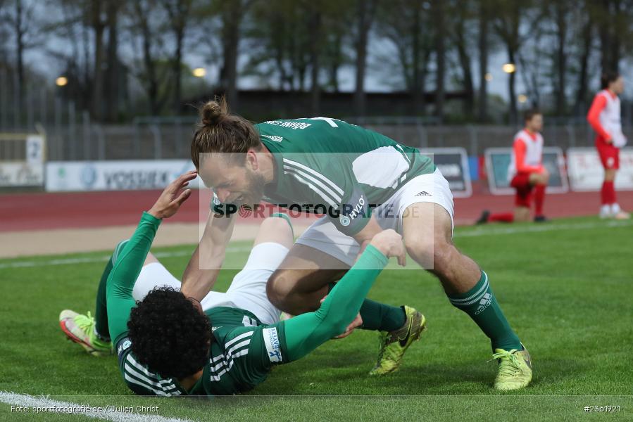 Malik Mc Lemore, Sachs-Stadion, Schweinfurt, 26.04.2023, sport, action, Fussball, BFV, 33. Spieltag, Regionalliga Bayern, HAN, FCS, SpVgg Hankofen-Hailing, 1. FC Schweinfurt - Bild-ID: 2361921