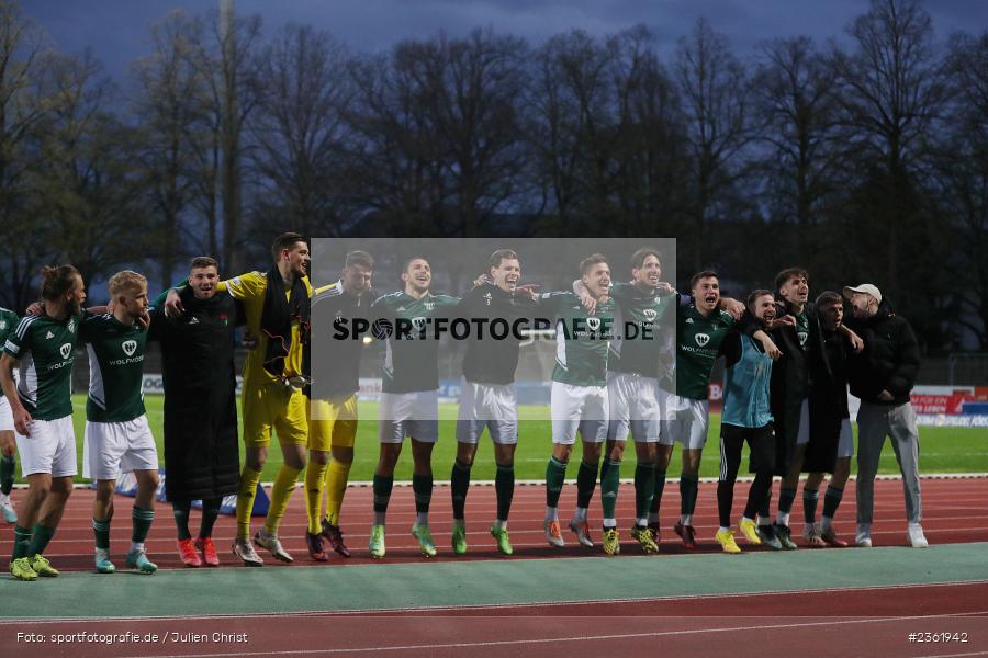Sachs-Stadion, Schweinfurt, 26.04.2023, sport, action, Fussball, BFV, 33. Spieltag, Regionalliga Bayern, HAN, FCS, SpVgg Hankofen-Hailing, 1. FC Schweinfurt - Bild-ID: 2361942
