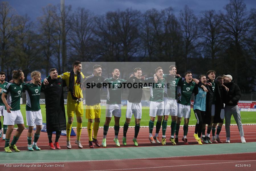 Sachs-Stadion, Schweinfurt, 26.04.2023, sport, action, Fussball, BFV, 33. Spieltag, Regionalliga Bayern, HAN, FCS, SpVgg Hankofen-Hailing, 1. FC Schweinfurt - Bild-ID: 2361943