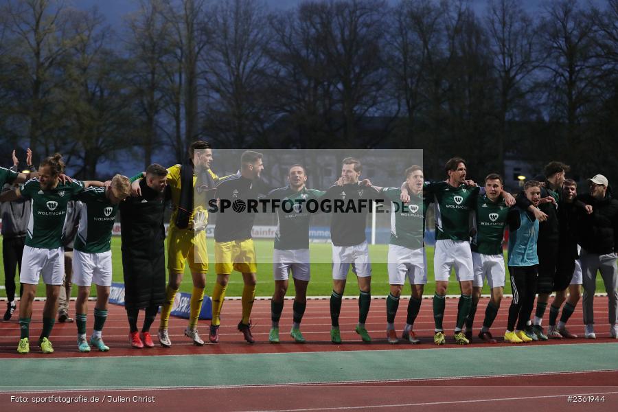 Sachs-Stadion, Schweinfurt, 26.04.2023, sport, action, Fussball, BFV, 33. Spieltag, Regionalliga Bayern, HAN, FCS, SpVgg Hankofen-Hailing, 1. FC Schweinfurt - Bild-ID: 2361944