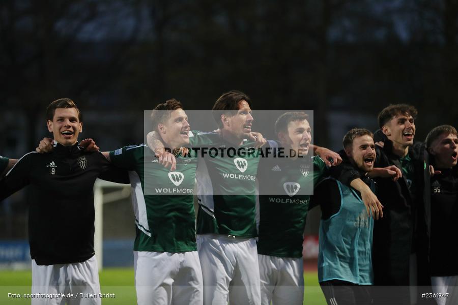 Sachs-Stadion, Schweinfurt, 26.04.2023, sport, action, Fussball, BFV, 33. Spieltag, Regionalliga Bayern, HAN, FCS, SpVgg Hankofen-Hailing, 1. FC Schweinfurt - Bild-ID: 2361947
