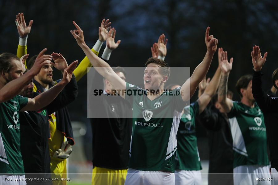 Sachs-Stadion, Schweinfurt, 26.04.2023, sport, action, Fussball, BFV, 33. Spieltag, Regionalliga Bayern, HAN, FCS, SpVgg Hankofen-Hailing, 1. FC Schweinfurt - Bild-ID: 2361957