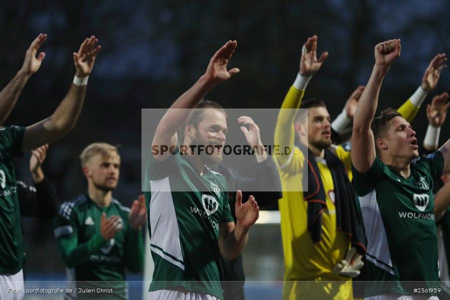 Sachs-Stadion, Schweinfurt, 26.04.2023, sport, action, Fussball, BFV, 33. Spieltag, Regionalliga Bayern, HAN, FCS, SpVgg Hankofen-Hailing, 1. FC Schweinfurt - Bild-ID: 2361959