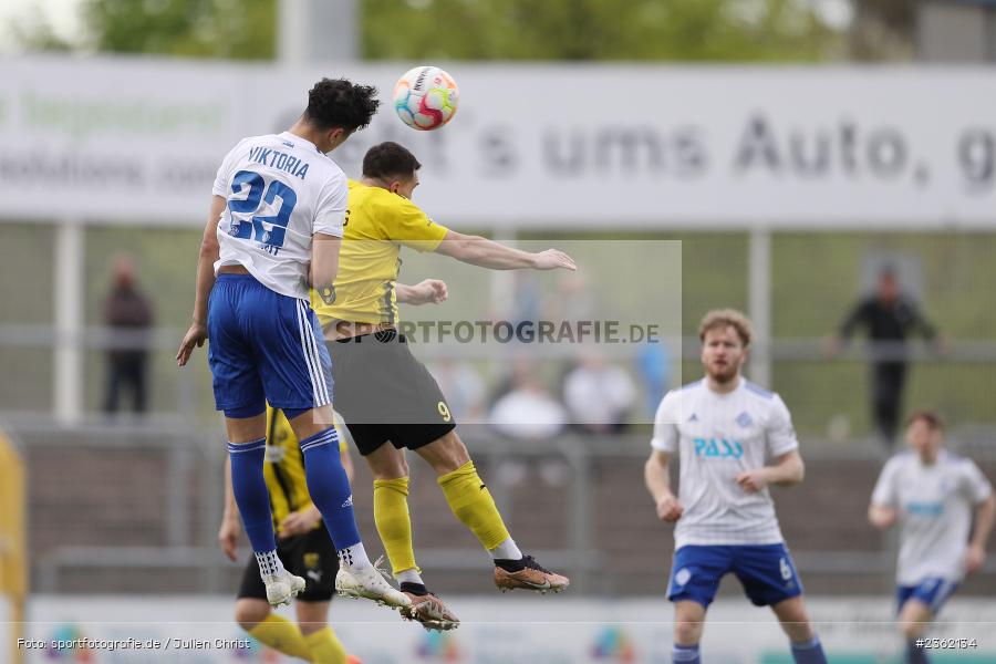 Hamza Boutakhrit, Stadion am Schönbusch, Aschaffenburg, 28.04.2023, sport, action, Fussball, BFV, 34. Spieltag, Regionalliga Bayern, DJK, SVA, DJK Vilzing, SV Viktoria Aschaffenburg - Bild-ID: 2362134