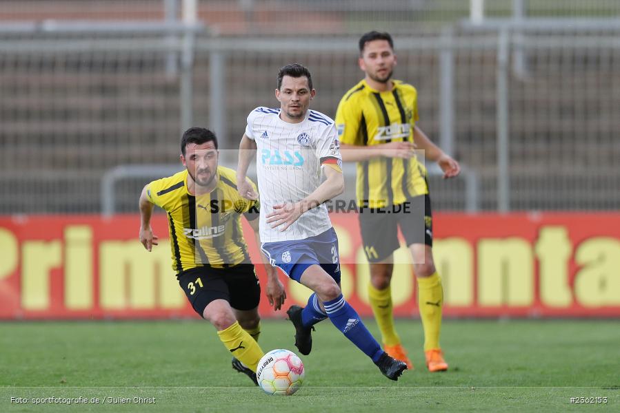 Daniel Cheron, Stadion am Schönbusch, Aschaffenburg, 28.04.2023, sport, action, Fussball, BFV, 34. Spieltag, Regionalliga Bayern, DJK, SVA, DJK Vilzing, SV Viktoria Aschaffenburg - Bild-ID: 2362153