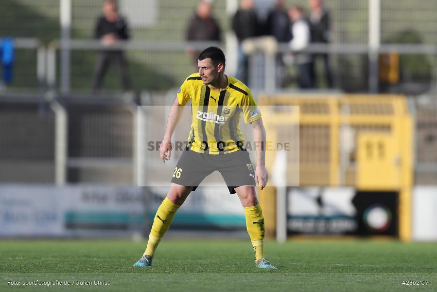 Lukas Chrubasik, Stadion am Schönbusch, Aschaffenburg, 28.04.2023, sport, action, Fussball, BFV, 34. Spieltag, Regionalliga Bayern, DJK, SVA, DJK Vilzing, SV Viktoria Aschaffenburg - Bild-ID: 2362157