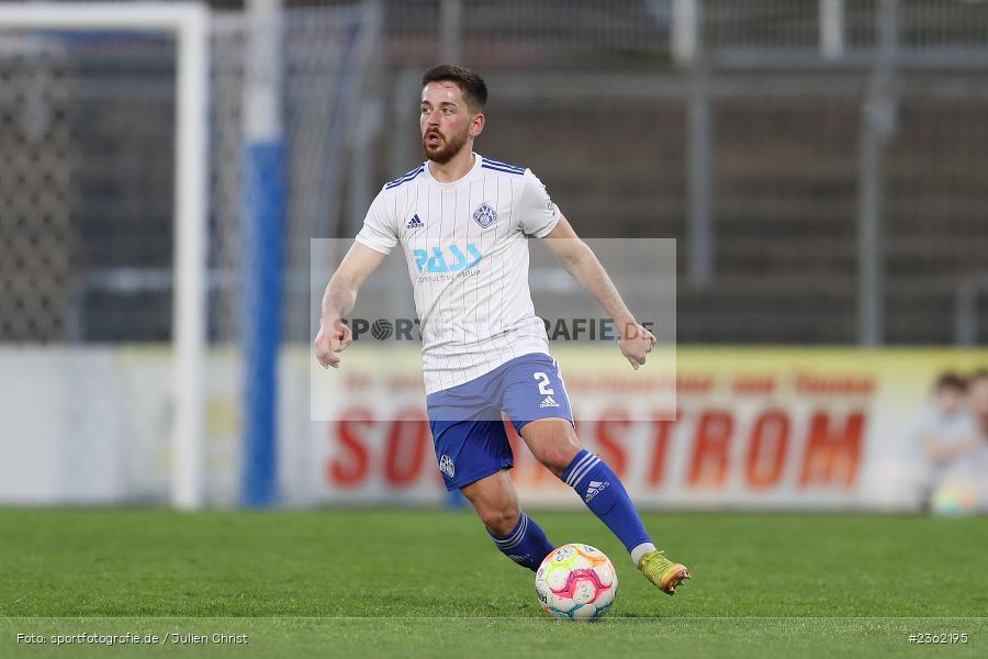 Silas Tom Zehnder, Stadion am Schönbusch, Aschaffenburg, 28.04.2023, sport, action, Fussball, BFV, 34. Spieltag, Regionalliga Bayern, DJK, SVA, DJK Vilzing, SV Viktoria Aschaffenburg - Bild-ID: 2362195
