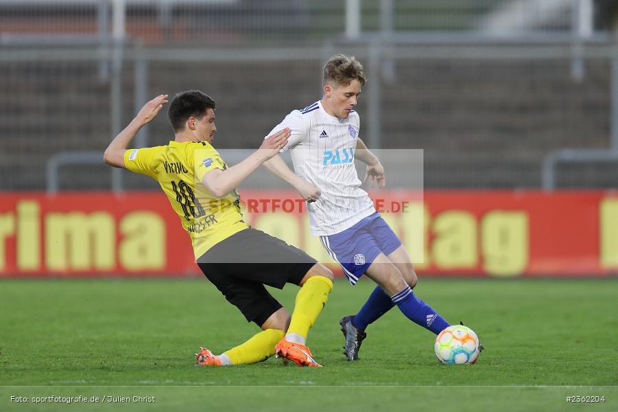 Kai Philipp, Stadion am Schönbusch, Aschaffenburg, 28.04.2023, sport, action, Fussball, BFV, 34. Spieltag, Regionalliga Bayern, DJK, SVA, DJK Vilzing, SV Viktoria Aschaffenburg - Bild-ID: 2362204 Kai Philipp, Stadion am Schönbusch, Aschaffenburg, 28.04.2023, sport, action, Fussball, BFV, 34. Spieltag, Regionalliga Bayern, DJK, SVA, DJK Vilzing, SV Viktoria Aschaffenburg - Bild-ID: 2362204