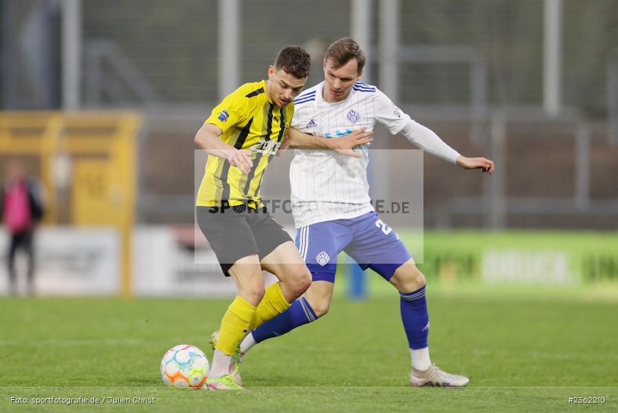 Lukas Schröder, Stadion am Schönbusch, Aschaffenburg, 28.04.2023, sport, action, Fussball, BFV, 34. Spieltag, Regionalliga Bayern, DJK, SVA, DJK Vilzing, SV Viktoria Aschaffenburg - Bild-ID: 2362210 Lukas Schröder, Stadion am Schönbusch, Aschaffenburg, 28.04.2023, sport, action, Fussball, BFV, 34. Spieltag, Regionalliga Bayern, DJK, SVA, DJK Vilzing, SV Viktoria Aschaffenburg - Bild-ID: 2362210