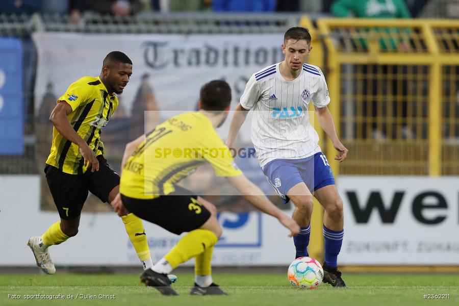 Veit Klement, Stadion am Schönbusch, Aschaffenburg, 28.04.2023, sport, action, Fussball, BFV, 34. Spieltag, Regionalliga Bayern, DJK, SVA, DJK Vilzing, SV Viktoria Aschaffenburg - Bild-ID: 2362211