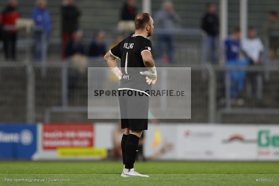 Maximilian Putz, Stadion am Schönbusch, Aschaffenburg, 28.04.2023, sport, action, Fussball, BFV, 34. Spieltag, Regionalliga Bayern, DJK, SVA, DJK Vilzing, SV Viktoria Aschaffenburg - Bild-ID: 2362222
