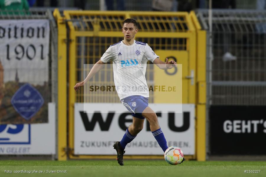Veit Klement, Stadion am Schönbusch, Aschaffenburg, 28.04.2023, sport, action, Fussball, BFV, 34. Spieltag, Regionalliga Bayern, DJK, SVA, DJK Vilzing, SV Viktoria Aschaffenburg - Bild-ID: 2362227