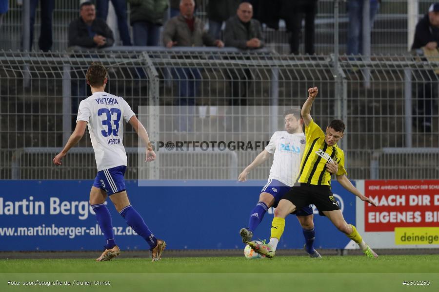 Fabio Pirner, Stadion am Schönbusch, Aschaffenburg, 28.04.2023, sport, action, Fussball, BFV, 34. Spieltag, Regionalliga Bayern, DJK, SVA, DJK Vilzing, SV Viktoria Aschaffenburg - Bild-ID: 2362230