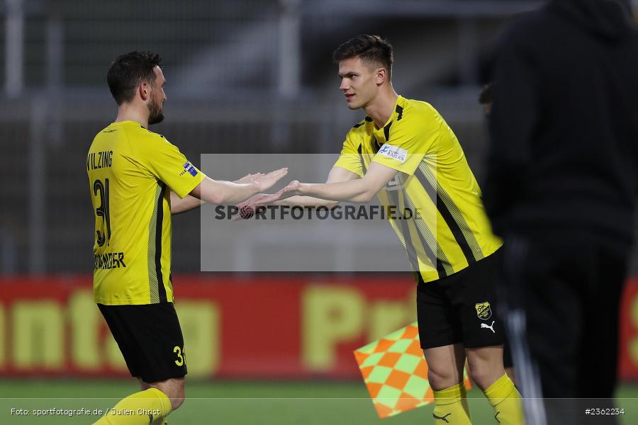 Mario Kufner, Stadion am Schönbusch, Aschaffenburg, 28.04.2023, sport, action, Fussball, BFV, 34. Spieltag, Regionalliga Bayern, DJK, SVA, DJK Vilzing, SV Viktoria Aschaffenburg - Bild-ID: 2362234