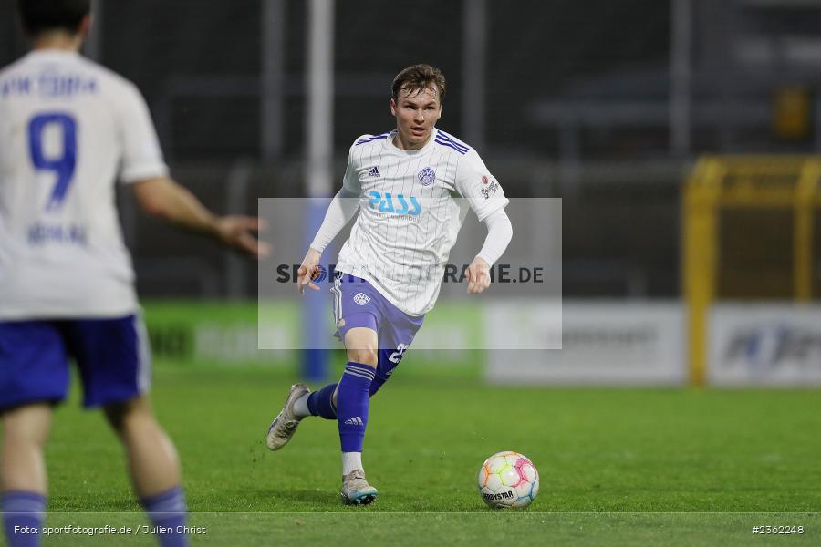 Tom Schulz, Stadion am Schönbusch, Aschaffenburg, 28.04.2023, sport, action, Fussball, BFV, 34. Spieltag, Regionalliga Bayern, DJK, SVA, DJK Vilzing, SV Viktoria Aschaffenburg - Bild-ID: 2362248