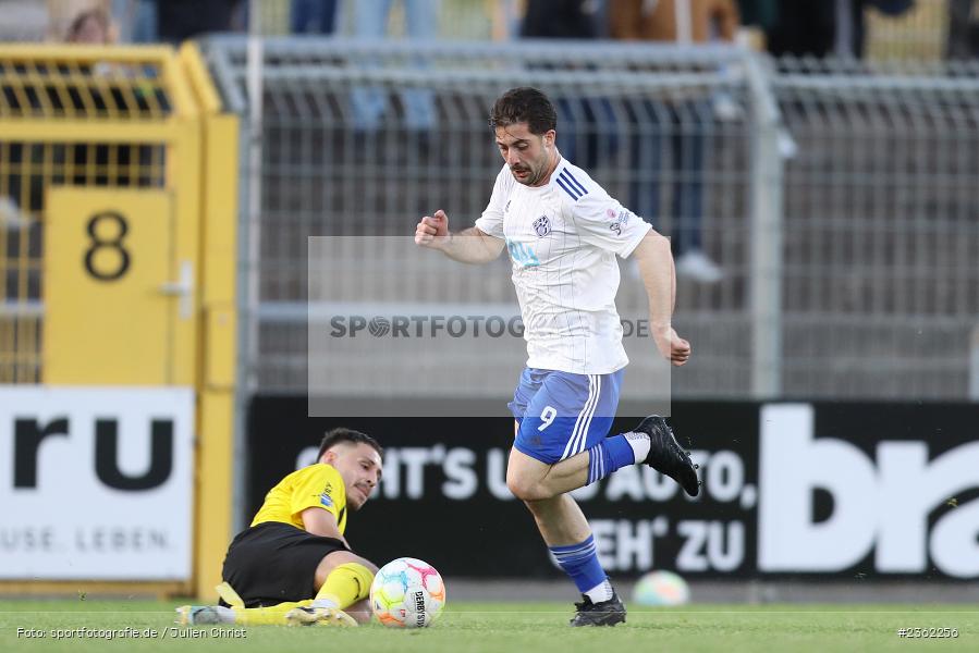 Clay Verkaj, Stadion am Schönbusch, Aschaffenburg, 28.04.2023, sport, action, Fussball, BFV, 34. Spieltag, Regionalliga Bayern, DJK, SVA, DJK Vilzing, SV Viktoria Aschaffenburg - Bild-ID: 2362256