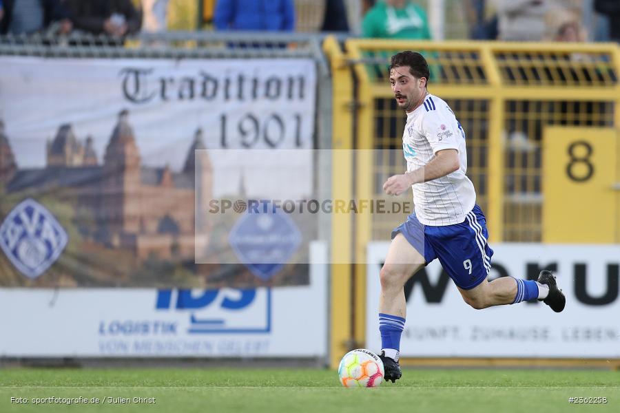 Clay Verkaj, Stadion am Schönbusch, Aschaffenburg, 28.04.2023, sport, action, Fussball, BFV, 34. Spieltag, Regionalliga Bayern, DJK, SVA, DJK Vilzing, SV Viktoria Aschaffenburg - Bild-ID: 2362258