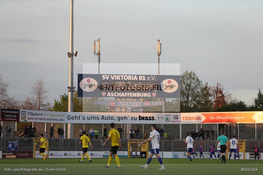 Stadion am Schönbusch, Aschaffenburg, 28.04.2023, sport, action, Fussball, BFV, 34. Spieltag, Regionalliga Bayern, DJK, SVA, DJK Vilzing, SV Viktoria Aschaffenburg - Bild-ID: 2362264
