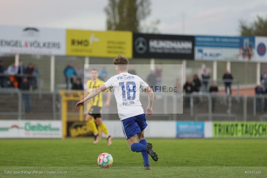 Kai Philipp, Stadion am Schönbusch, Aschaffenburg, 28.04.2023, sport, action, Fussball, BFV, 34. Spieltag, Regionalliga Bayern, DJK, SVA, DJK Vilzing, SV Viktoria Aschaffenburg - Bild-ID: 2362265