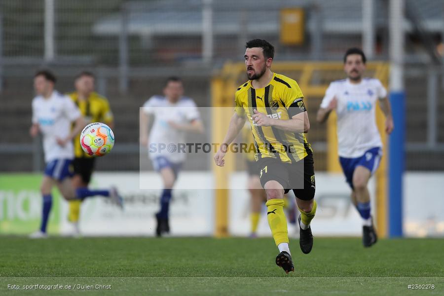 Christoph Schwander, Stadion am Schönbusch, Aschaffenburg, 28.04.2023, sport, action, Fussball, BFV, 34. Spieltag, Regionalliga Bayern, DJK, SVA, DJK Vilzing, SV Viktoria Aschaffenburg - Bild-ID: 2362278