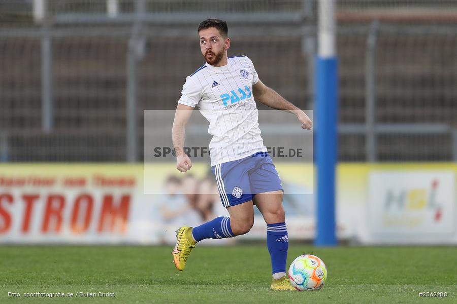 Silas Tom Zehnder, Stadion am Schönbusch, Aschaffenburg, 28.04.2023, sport, action, Fussball, BFV, 34. Spieltag, Regionalliga Bayern, DJK, SVA, DJK Vilzing, SV Viktoria Aschaffenburg - Bild-ID: 2362280