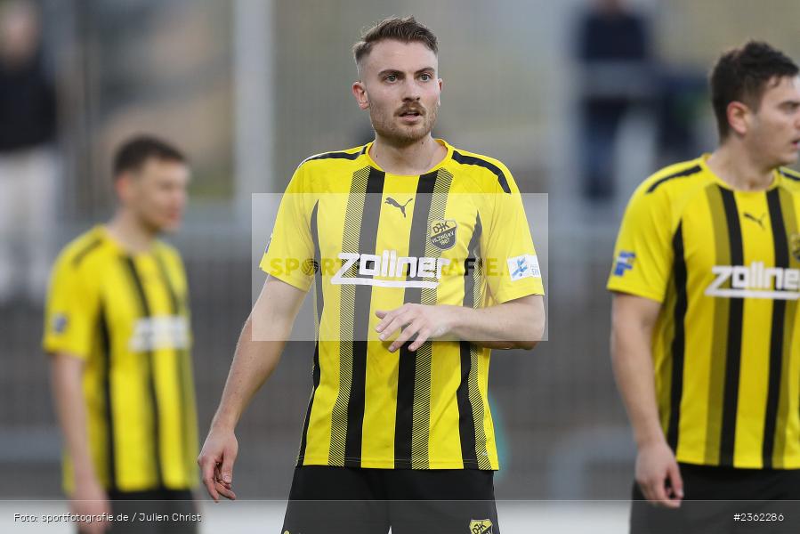Tobias Hoch, Stadion am Schönbusch, Aschaffenburg, 28.04.2023, sport, action, Fussball, BFV, 34. Spieltag, Regionalliga Bayern, DJK, SVA, DJK Vilzing, SV Viktoria Aschaffenburg - Bild-ID: 2362286