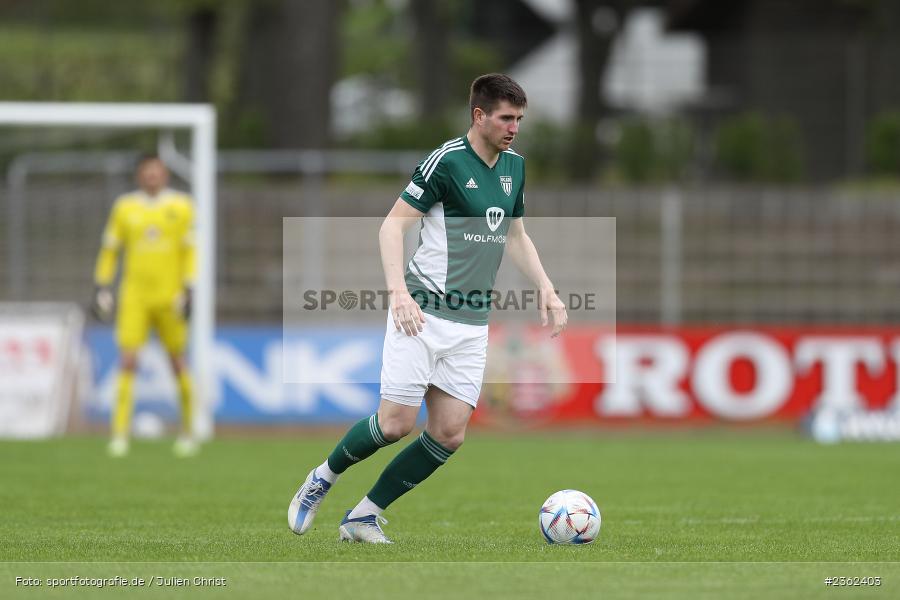 Kevin Fery, Sachs-Stadion, Schweinfurt, 29.04.2023, sport, action, Fussball, BFV, 34. Spieltag, Regionalliga Bayern, ANS, FCS, SpVgg Ansbach, 1. FC Schweinfurt - Bild-ID: 2362403