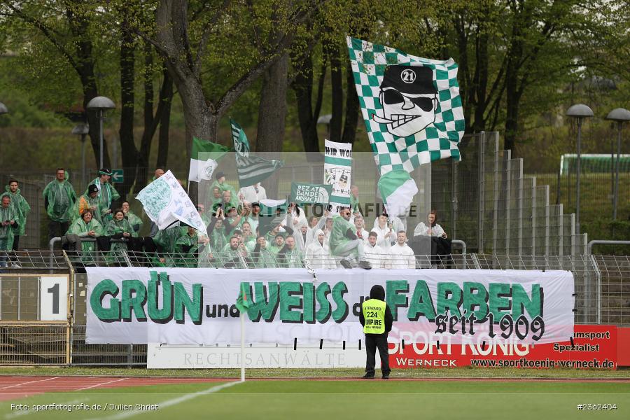 Fans, Sachs-Stadion, Schweinfurt, 29.04.2023, sport, action, Fussball, BFV, 34. Spieltag, Regionalliga Bayern, ANS, FCS, SpVgg Ansbach, 1. FC Schweinfurt - Bild-ID: 2362404