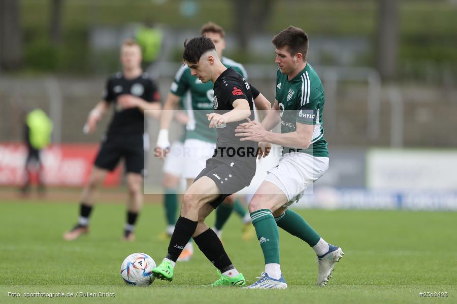 Pepe Brekner, Sachs-Stadion, Schweinfurt, 29.04.2023, sport, action, Fussball, BFV, 34. Spieltag, Regionalliga Bayern, ANS, FCS, SpVgg Ansbach, 1. FC Schweinfurt - Bild-ID: 2362423