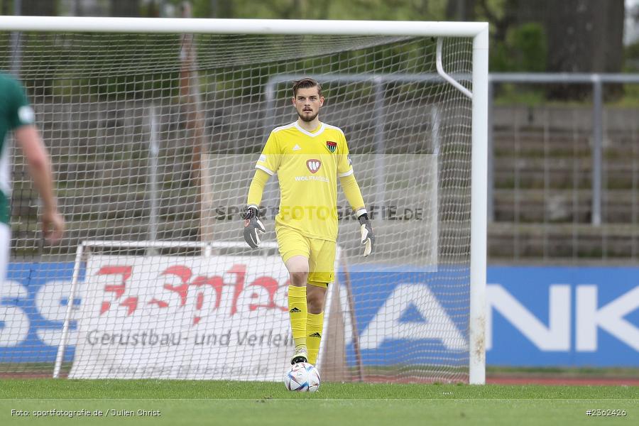 Bennet Schmidt, Sachs-Stadion, Schweinfurt, 29.04.2023, sport, action, Fussball, BFV, 34. Spieltag, Regionalliga Bayern, ANS, FCS, SpVgg Ansbach, 1. FC Schweinfurt - Bild-ID: 2362426