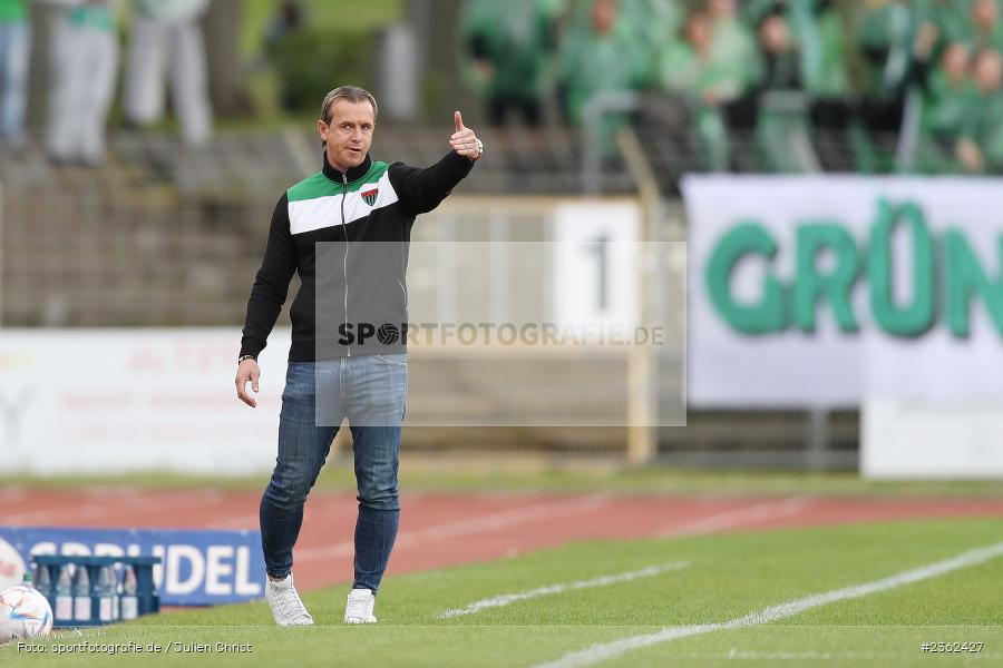 Marc Reitmaier, Sachs-Stadion, Schweinfurt, 29.04.2023, sport, action, Fussball, BFV, 34. Spieltag, Regionalliga Bayern, ANS, FCS, SpVgg Ansbach, 1. FC Schweinfurt - Bild-ID: 2362427