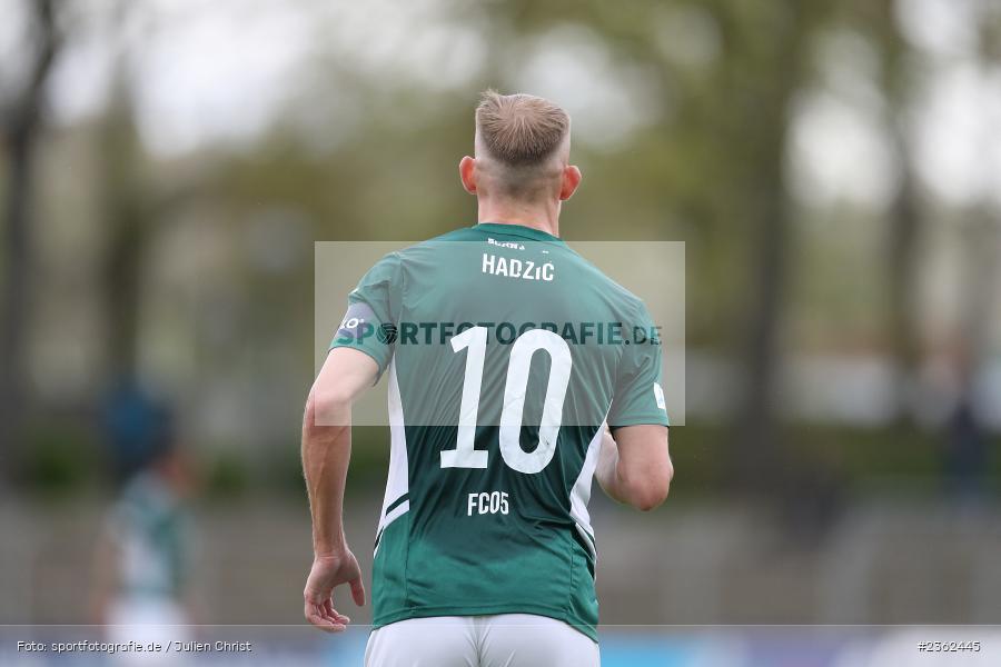 Benjamin Hadžić, Sachs-Stadion, Schweinfurt, 29.04.2023, sport, action, Fussball, BFV, 34. Spieltag, Regionalliga Bayern, ANS, FCS, SpVgg Ansbach, 1. FC Schweinfurt - Bild-ID: 2362445