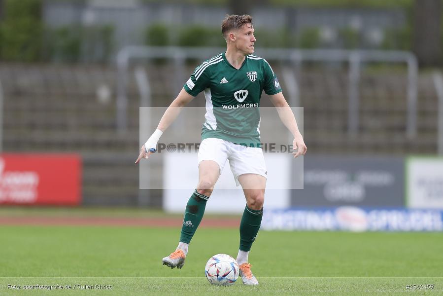 Lukas Aigner, Sachs-Stadion, Schweinfurt, 29.04.2023, sport, action, Fussball, BFV, 34. Spieltag, Regionalliga Bayern, ANS, FCS, SpVgg Ansbach, 1. FC Schweinfurt - Bild-ID: 2362459