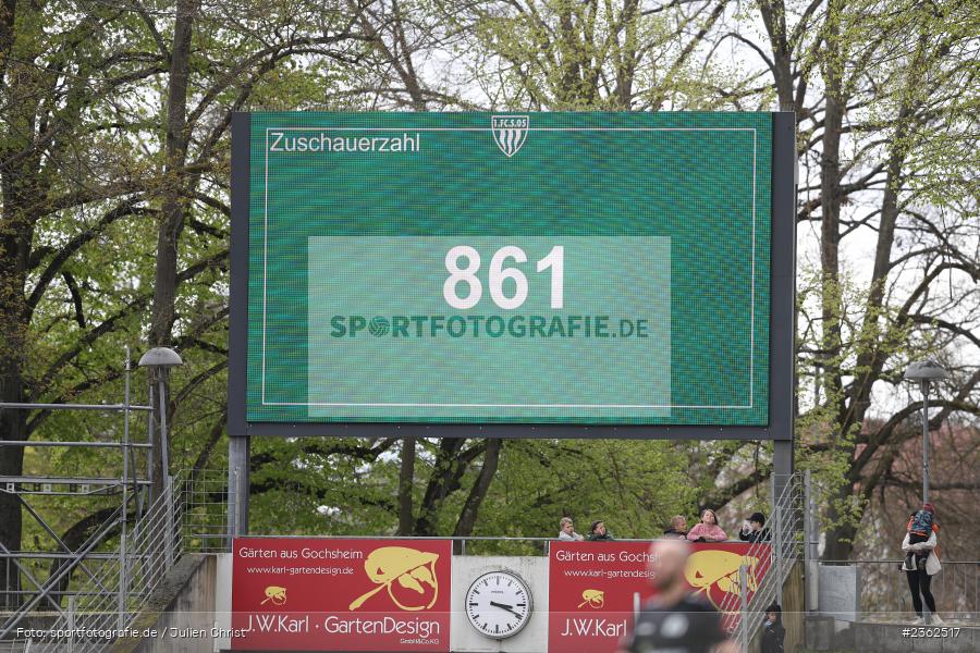 Sachs-Stadion, Schweinfurt, 29.04.2023, sport, action, Fussball, BFV, 34. Spieltag, Regionalliga Bayern, ANS, FCS, SpVgg Ansbach, 1. FC Schweinfurt - Bild-ID: 2362517