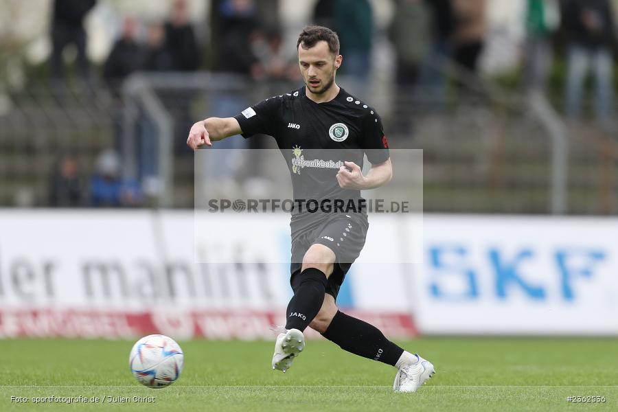 Eric Weeger, Sachs-Stadion, Schweinfurt, 29.04.2023, sport, action, Fussball, BFV, 34. Spieltag, Regionalliga Bayern, ANS, FCS, SpVgg Ansbach, 1. FC Schweinfurt - Bild-ID: 2362536