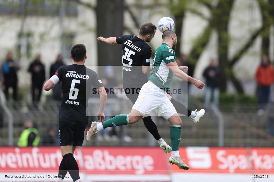 Adam Jabiri, Sachs-Stadion, Schweinfurt, 29.04.2023, sport, action, Fussball, BFV, 34. Spieltag, Regionalliga Bayern, ANS, FCS, SpVgg Ansbach, 1. FC Schweinfurt - Bild-ID: 2362548 Adam Jabiri, Sachs-Stadion, Schweinfurt, 29.04.2023, sport, action, Fussball, BFV, 34. Spieltag, Regionalliga Bayern, ANS, FCS, SpVgg Ansbach, 1. FC Schweinfurt - Bild-ID: 2362548